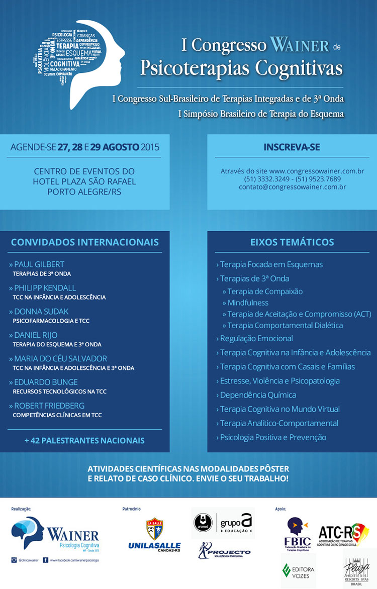 I Congresso Wainer de Psicoterapias Cognitivas
