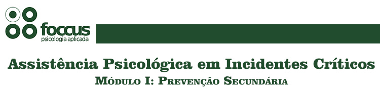 Assistência Psicológica em Incidentes Críticos