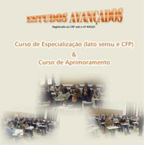 Psicopatologia & Psicossomática (lato sensu e especialista pelo CFP)