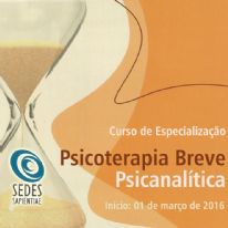 Especialização em Psicoterapia Breve Psicanalítica