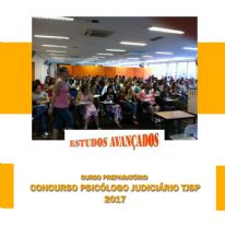 Curso preparatório concurso psicólogo judiciário TJSP, 2017