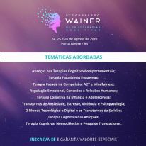 Conheça as temáticas - II Congresso Wainer de Psicoterapias Cognitivas