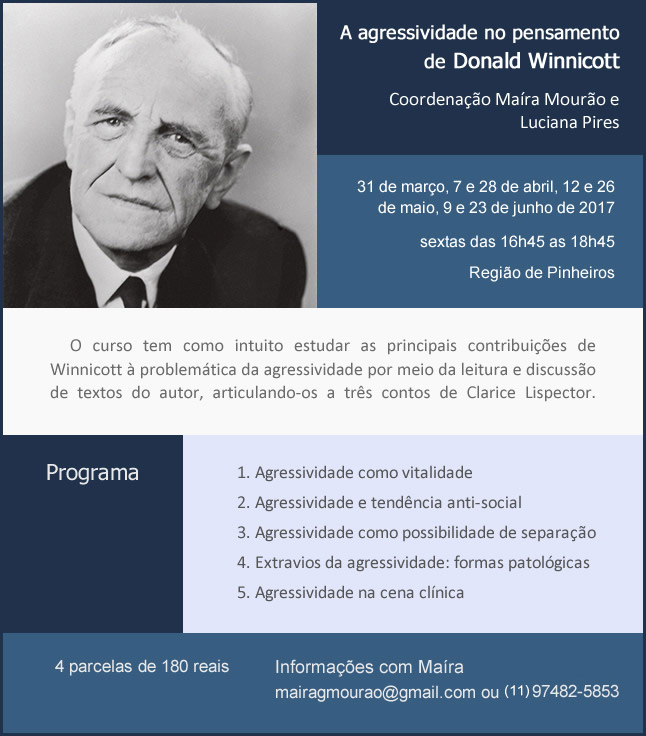 A agressividade no pensamento de Donald Winnicott