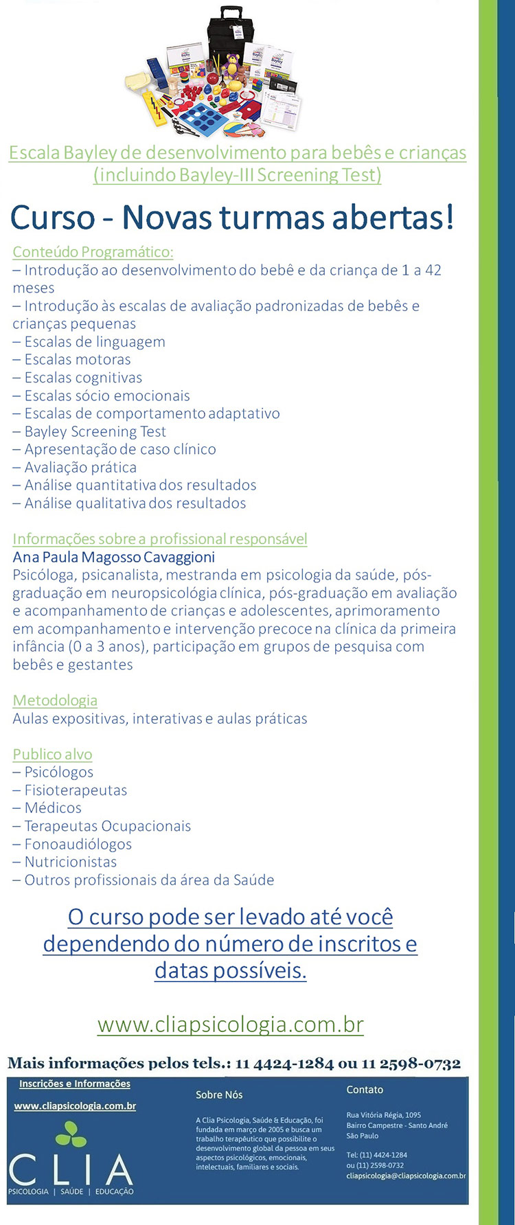 Escala Bayley de desenvolvimento para bebês e crianças