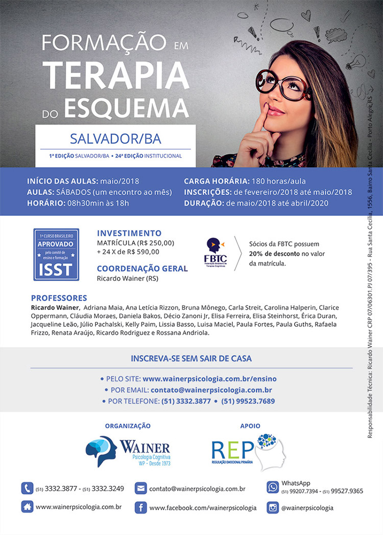 Formação em Terapia do Esquema